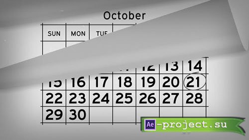 Videohive: Calendar Timeline Promo - Project for After Effects 