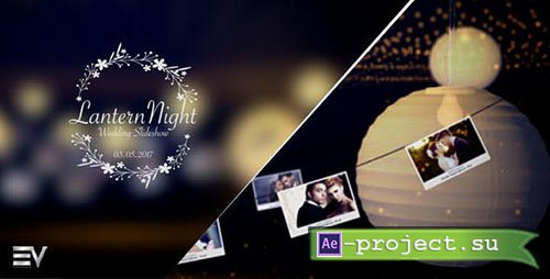 Videohive: Love Under the Lanterns Photo Gallery - Project for After Effects 