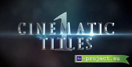 Videohive: Cinematic Titles 1 - Project for After Effects 