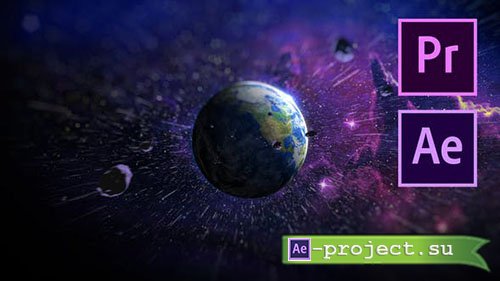 Videohive: Space Logo Reveal - Project for After Effects & Premiere Pro 
