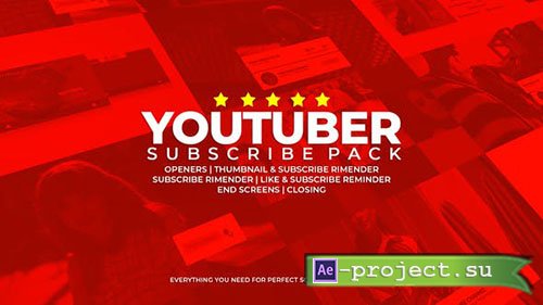 Videohive: Youtuber Subscribe Pack - Project for After Effects 
