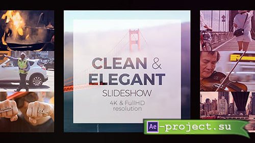 Videohive: Clean Elegant Slideshow 16423139 - Project for After Effects 
