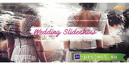 Videohive: Wedding Brush Slideshow - Project for After Effects 