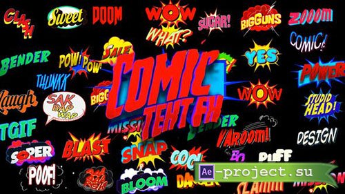 Videohive: Comic Text FX - Project for After Effects 