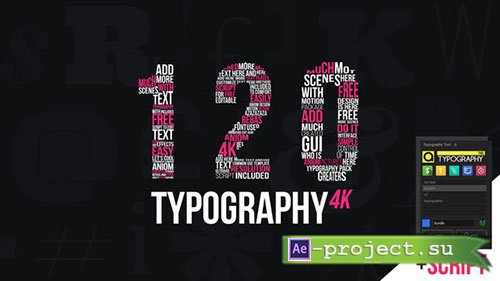 Videohive: Kinetic Typography 4K Package | Typography Tool - Project for After Effects 