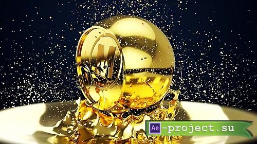 Liquid Gold Logo Reveal 4K 199472 - After Effects Templates