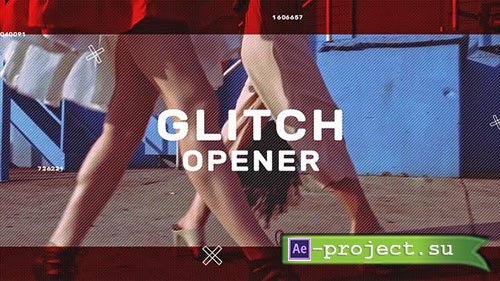 Videohive: Glitch Opener 23231840 - Project for After Effects 