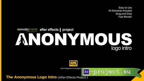 Videohive: The Anonymous Logo - Project for After Effects 