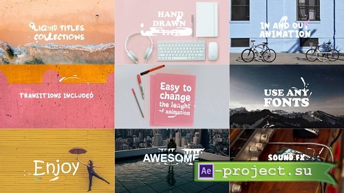 Liquid Titles Collection 208043 - After Effects Templates