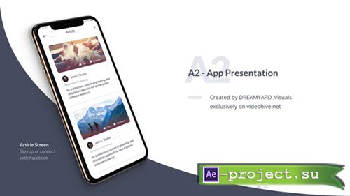 Videohive: A2 - App Promo  - Project for After Effects 
