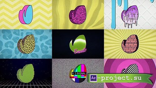 Videohive: 80s Retro TV Logo - Project for After Effects 