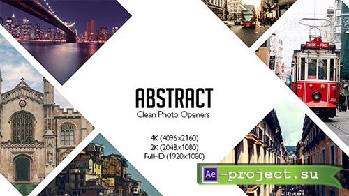 Videohive: Abstract Photo Openers - Logo Reveal - Project for After Effects 