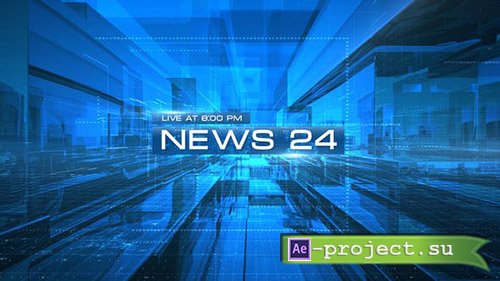 Videohive: News 24 Opener 23570322 - Project for After Effects 