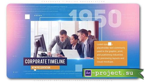 Videohive: Corporate Timeline Presentation 23274688 - Project for After Effects 