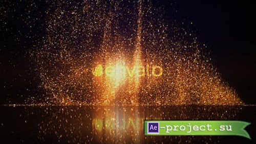 Videohive: Gold Glitters Logo Reveal - Project for After Effects 