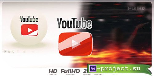 Videohive: YouTube Opener 20647444 - Project for After Effects 