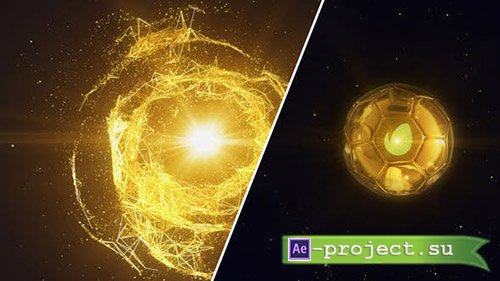 Videohive: Gold Swirls Logo Reveal - Project for After Effects 