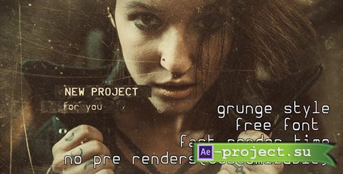 Videohive: Grunge Slides - Cinematic Trailer - Project for After Effects 