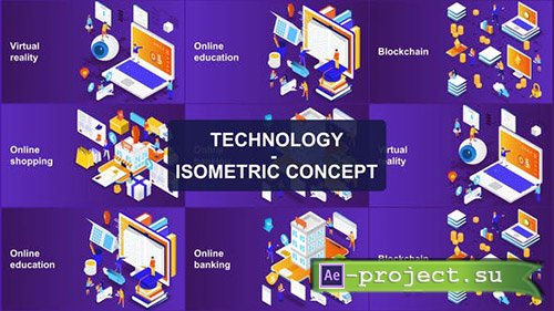 Videohive: Technology - Isometric Concept - Project for After Effects 