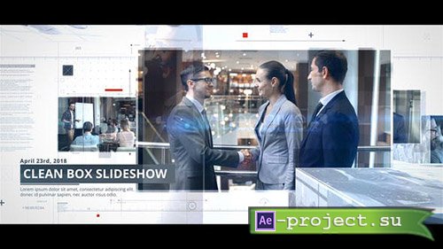 Videohive: Clean Box Slideshow - Project for After Effects 