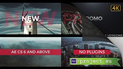 Videohive: Fast Typography Promo 4K - Project for After Effects 