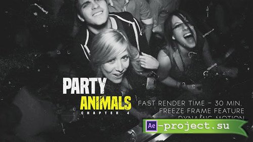 Videohive: Project Party Animals 4 - Project for After Effects 