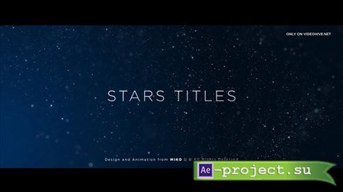 Videohive: Stars Titles 22785607 - Project for After Effects 