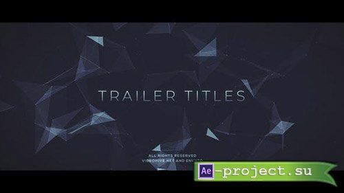 Videohive: Trailer Titles 22742903 - Project for After Effects 