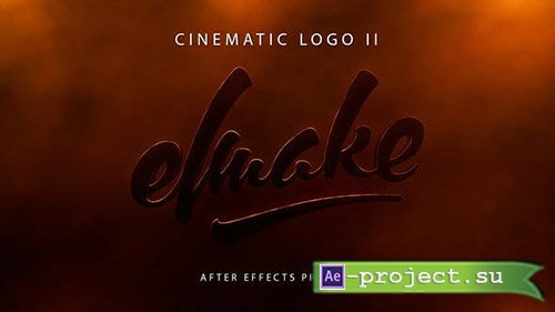 Videohive: Cinematic Logo II 23472411 - Project for After Effects 