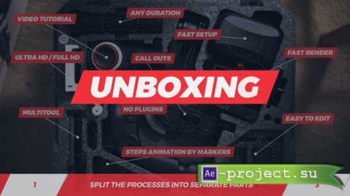 Videohive: Step By Step - Unboxing - Project for After Effects 