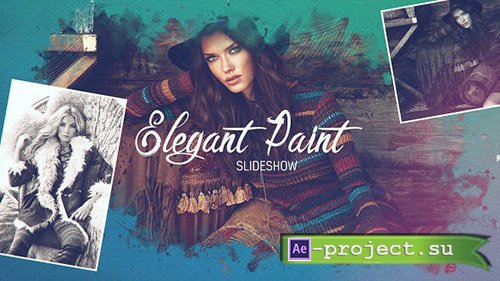 Videohive: Elegant Paint Slideshow - Project for After Effects 