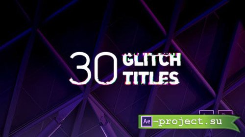 Videohive: Glitch Titles 22500592 - Project for After Effects 