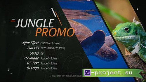 Videohive: Jungle Promo - Project for After Effects 