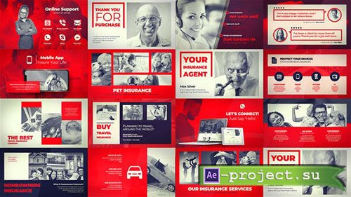 Videohive: Insurance Company - Agent Portfolio - Project for After Effects 