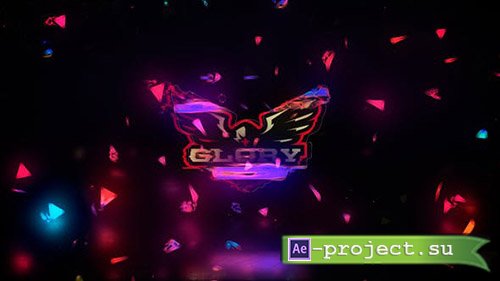 Videohive: Glitch Logo Space - Project for After Effects 