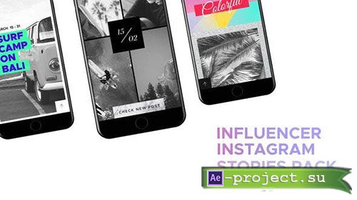 Videohive: Influencer // Social Media - Instagram Stories Pack - Project for After Effects