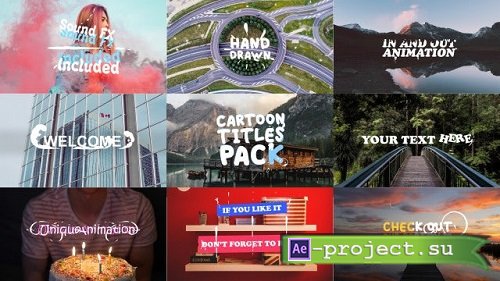 Cartoon Titles Pack 211013 - After Effects Templates