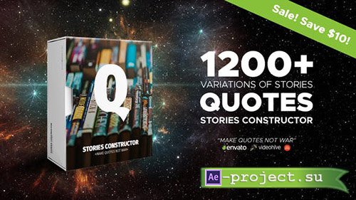 Videohive: Stories Constructor - Quotes - Project for After Effects 