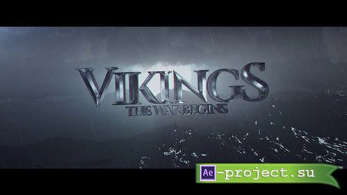 Videohive: Vikings Title - Project for After Effects 