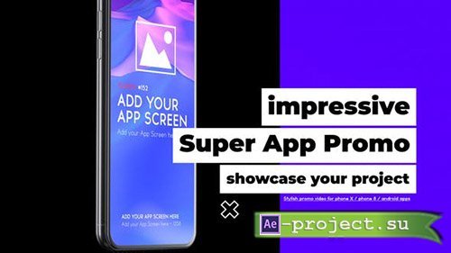 Videohive: Super App Promo - Project for After Effects 