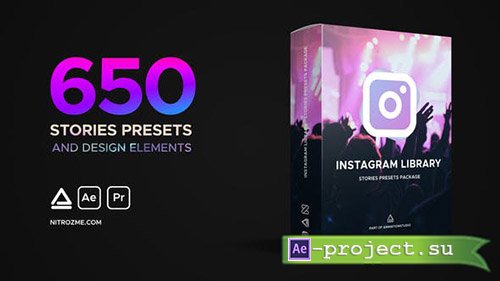 Videohive: Instagram Library - Stories Presets Package - 22552326 - After Effects Add Ons & Project