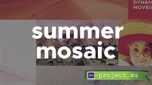 Videohive: Summer Mosaic Slideshow - Project for After Effects 