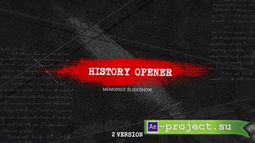 Videohive: History Opener 23470884  - Project for After Effects 