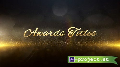 Videohive: Awards Titles 3D - Project for After Effects 
