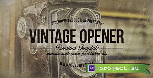 Videohive: Vintage Opener Two - Project for After Effects 