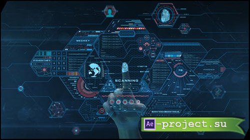 Videohive: High Tech Logo V03 Fingerprint - Project for After Effects 