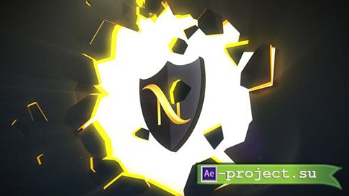 Videohive: Broken Wall Logo Reveal - Project for After Effects 