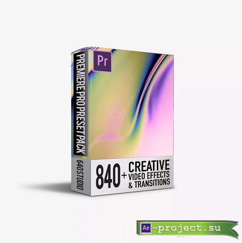 840 Transitions Pack For Premiere Pro CC V.3.1.2 - Premiere Pro Templates