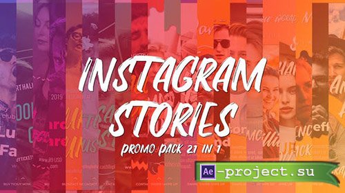 Videohive: Instagram Stories Promo Pack 21 in 1 - Project for After Effects