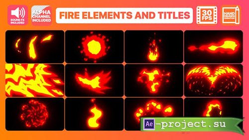 Videohive: Flame Elements And Titles | After Effects Template